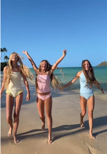 Our 3 favorite colors 💗🩵💛 #radswim #summer2026 | swim