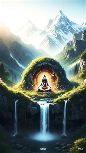 जहाँ दुनिया झुकती है वहाँ से भोलेनाथ का राज शुरू होता है! 🕉️बस एक बार दिल से बोलो…हर हर महादे short