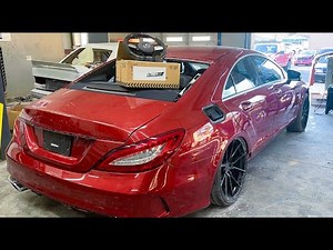 The Once Destroyed CLS63AMG Gets Reassembled!! And We Install Some Mods!! Sounds Insane!