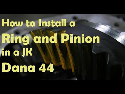 How to Install Ring and Pinion and Air Locker, JK Dana 44 Front