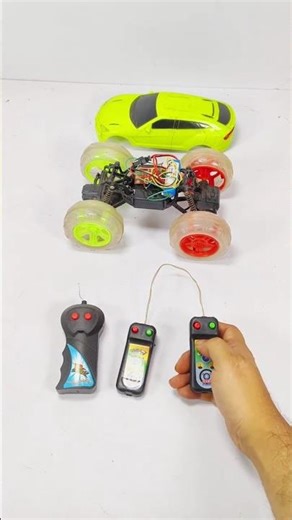 Remote control car powered by DC motor / Remote wali car / Upgrade RC car / Unboxing RC car / Motor