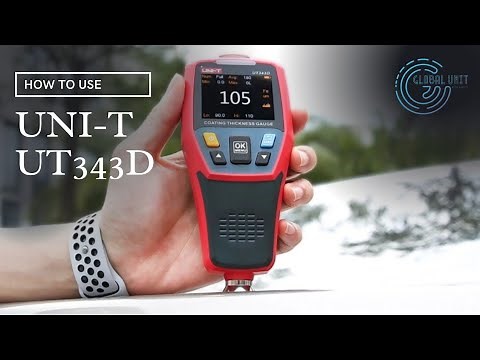 How to Use UNI-T UT343D Coating Thickness Gauge
