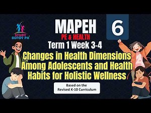 MAPEH 6 -PE& Health Term 1 Week 3-4 Changes in Health Dimensions Among Adolescents and Health Habits