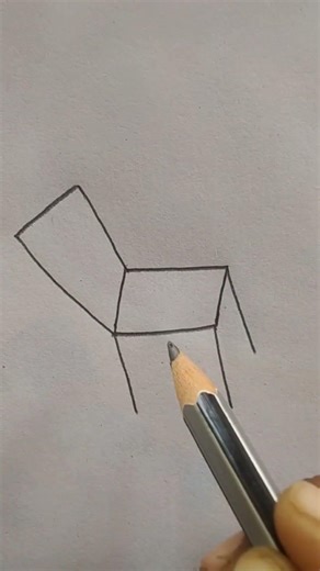 How to draw a chair