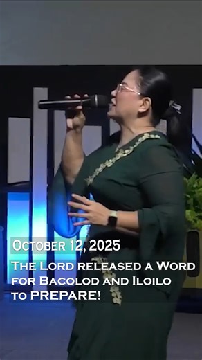 October 12, 2025 The Lord released a Word for Bacolod and Iloilo to PREPARE! October 13, 2025, an earthquake was experienced in Bacolod and Iloilo. Let us be vigilant. Now is the time to watch and pray! | Jesus Is Love Church Iloilo