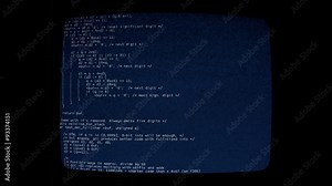 Source code inside tv scrolling