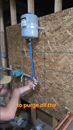 DIY Water System: Install Fill Valve & Purge Air Fast! #shorts