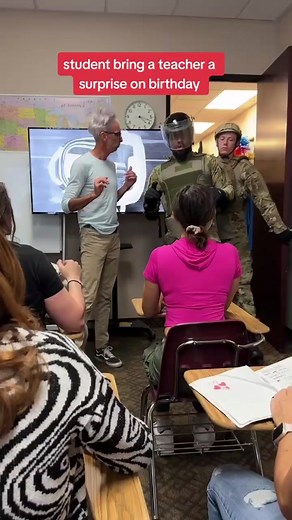 Surprise Birthday Celebration for Teacher