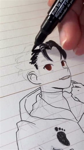 Live Hair Coloring Art Tutorial: Watch Me Transform Anime Style! #fyp #art #tutorial