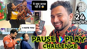 416K views · 18K reactions | 24 Hours PAUSE CHALLENGE with wife || prank on wife || jeet thakur pranks | Jeet Thakur Pranks | Facebook