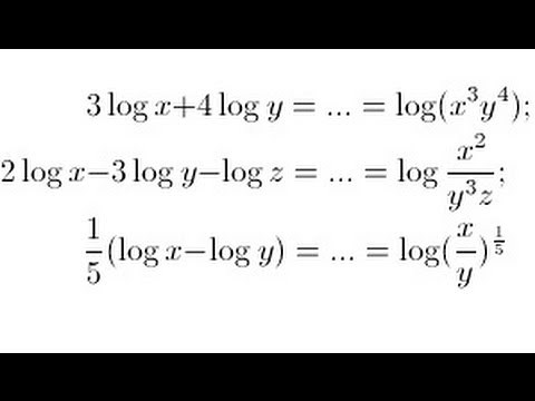 Algebra - Logarithms (7 of 9) Write as Single Logarithm