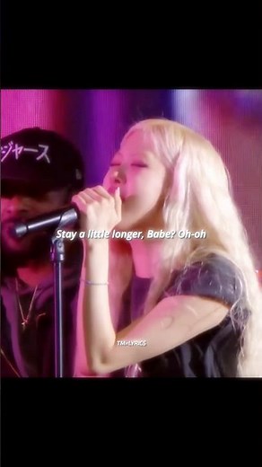 Rosé 'Stay A Little Longer' Lyrics (ft Lang Lang) - Gala des Pièces Jaunes (Live Performance) #rosé