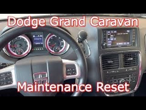 2020 Dodge Grand Caravan - Oil Change Due Reset