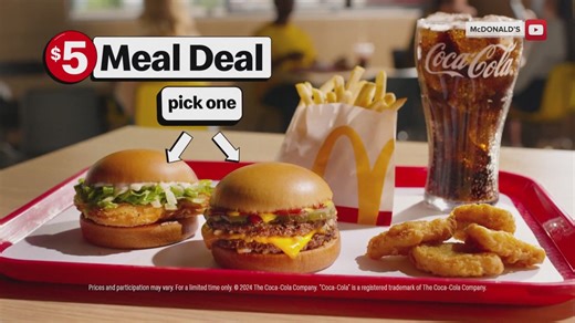 McDonald's launches $5 meal deal