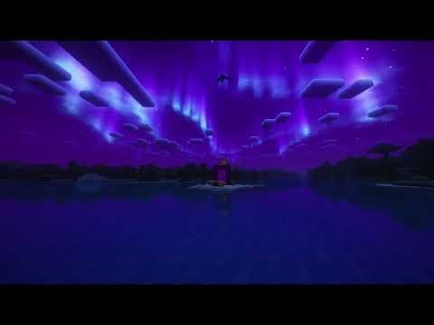 🔥 Frozen Nether Portal | Calm Ambience in a Taiga Lake ❄️🌌