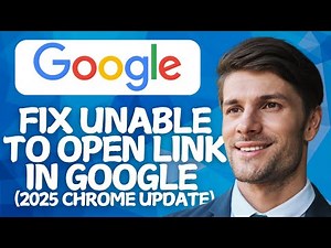 How To Fix Unable To Open Link In Google (2026 Chrome Update) | Step-by-Step Guide