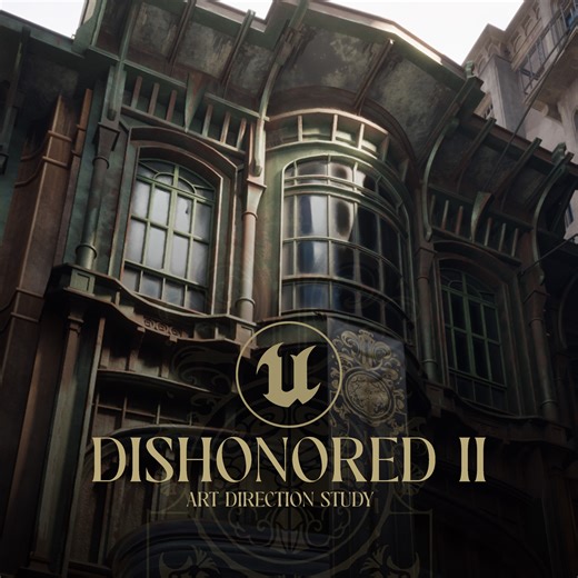 Karnaca Street Gate (Dishonored 2 Art Direction Study), Nadun Mandalawalli