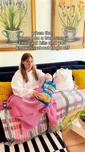 17 reactions | Because every ‘true story’ calls for being elbow-deep in movie theater levels of butter. 朗 | Pop Secret | Facebook