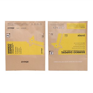 [Hot Item] Eco-Friendly Custom Kraft Paper Bags for Diaper Packaging