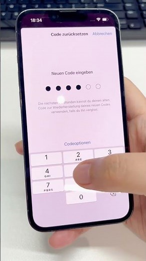 iPhone Code vergessen? iPhone entsperren🔓 #ios17 #shorts