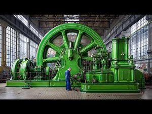 Snow 600-HP Giant Engine Still Lives. Legendary Vintage Engines and Industrial Power Story
