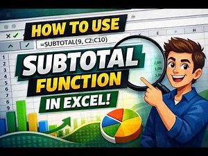 How to use Subtotal in Excel