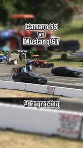 10K views · 243 reactions | Camaro SS vs Mustang GT #dragracing | Drag Racing | Facebook