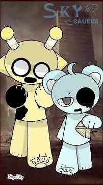 Sky and Simon get infected || 489 animation meme #animationmeme#corruptbox #489#sprunki#skysprunki