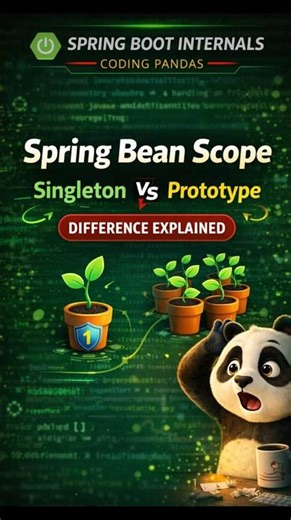 Spring Bean Scope: Singleton vs Prototype – Real Difference 🤯