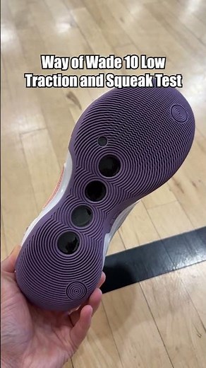 Way of Wade 10 Low "Lavender" Traction and Squeak Test #wayofwade #wayofwadehoops