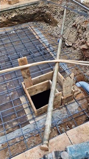 waste tank slab concrete #construction #diy