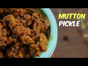MUTTON PICKLE | Spicy Mutton pickle| By Chef Aadil Hussain || easyCookBook