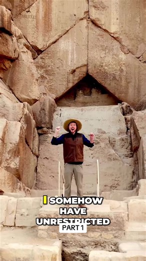 Exploring the Secrets of the Great Pyramids! PART1 #MrBeast