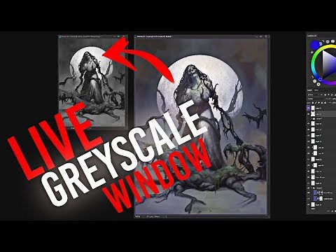 How To Create An ACTIVE GREYSCALE WINDOW In Photoshop!