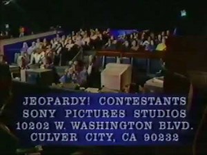 Jeopardy! contestant plug, 3/20/97