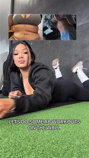 Ana Ibarra on Instagram: "As promised. One of our ab/core workout 🏋️ Save this video for your next core workout. The feet on the wall help you engage your core more & you’ll feel the burn & you can do these at home ☝🏼🫶🏼 #coreworkout #abs #besties #libra #anaxibarra #abworkoutvideos #abwoekoutvideos #mombodytransformation"