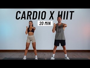 20 MIN INTENSE HIIT WORKOUT - ALL STANDING - Full Body, No Equipment, No Repeats