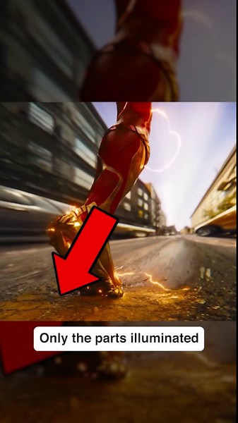 The Flash suit details