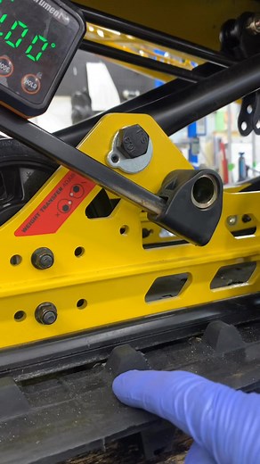 We see this a couple times a year where an owner installs the torsion spring guide upside down. While it may work for awhile, it is a ticking time bomb. As a stock spring rusts from the thin OEM paint, it starts to file away through the spring guide. When upside down, not only has it lost a bunch of preload, but when it carves through the plastic, it may stab and ruin the track in addition to your trip. So please install your torsion springs carefully with the spring ABOVE the guide bushing. #Sk