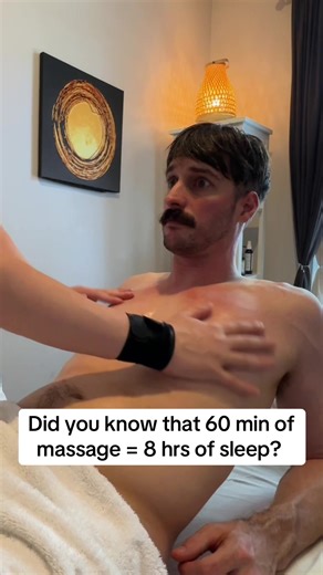 He was really anxious but once I started to massage him he started to relax 😌 #massagetherapy #malemassage #relaxationmassage #chestmassage