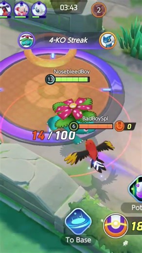 Venusaur Gameplay (Three 5-KO Streak)