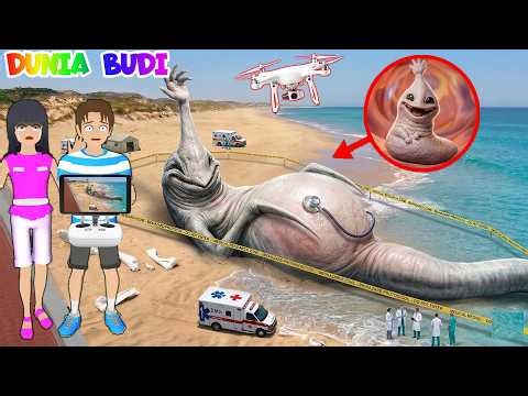 Yuta Mio Panicked Drone Captured Horrifying Pregnant Sea Monster on Beach Near Home😱