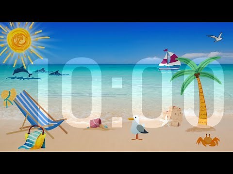 10 Minute Timer - Summer Themed