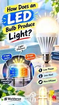 🔥How Does an LED Bulb Actually Produce Light? 💡