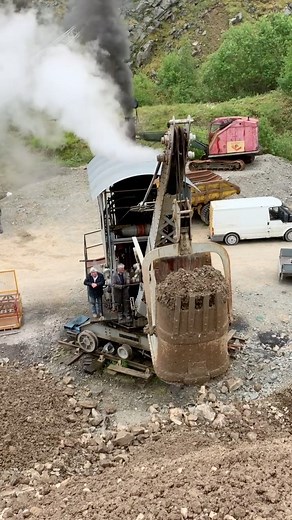 Awesome Earthmovers | Restored Ruston Proctor steam shovel working at Threlkeld quarry and mining museum. #steamengine #steampower #steamshovel #excavator... | Instagram