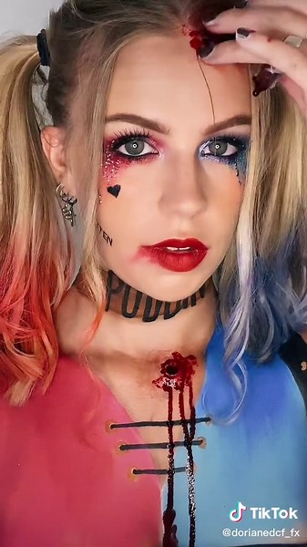 Harley Quinn Horror Makeup Tutorial
