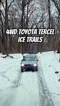 4WD Toyota Tercel on Icy Trails
