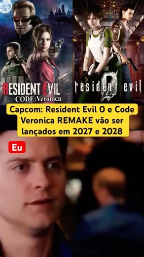 🚨Resident Evil 0 e Code Veronica vai ter o REMAKE Segundo Insid Dusk🔥#residentevil