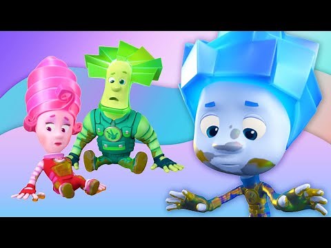 ¡Atrapado en el Limo! | Los Fixis | Dibujos animados para niños