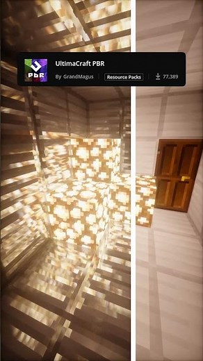 Minecraft BEST RTX Texture Pack #shorts